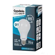 LAMPARA LED CANDELA/MAGILUZ  9 WTS LUZ FRIA/BLANCA